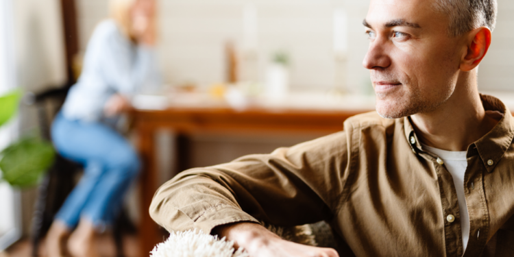 A covert narcissist brood over his next moves.