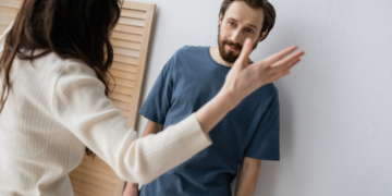 A husband mulls over reaction to his wife' actions.